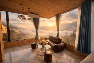 Junior Suite with Mountain View — Sapa May Ecolodge
